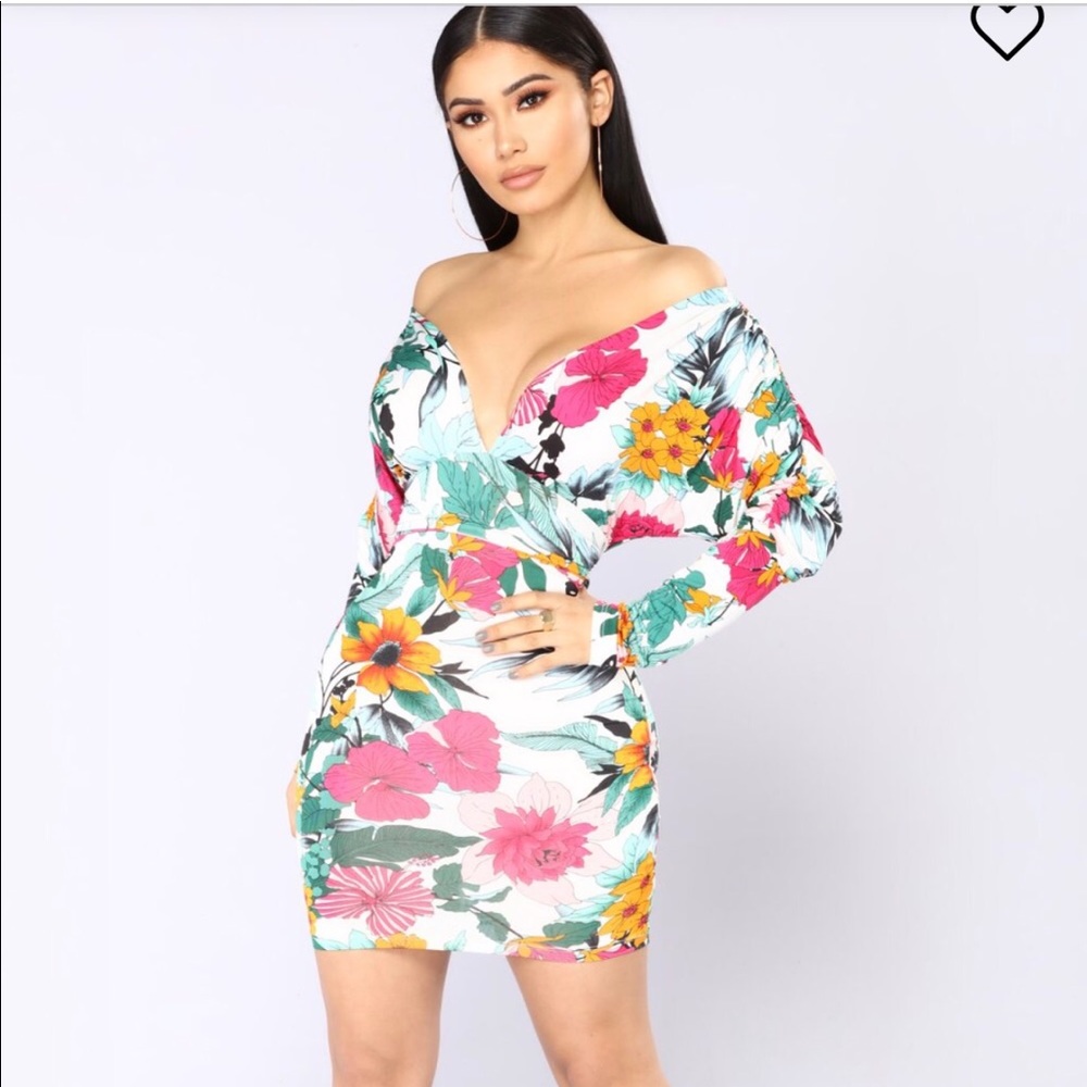 FASHION NOVA Floral Dress